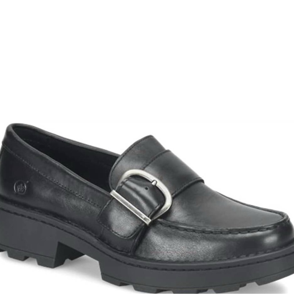 Black Leather Loafers